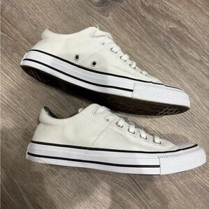 NWOT Converse Off-White Canvas Lace-Ups
